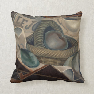 The Basket, 1924 (oil on canvas) Cushion