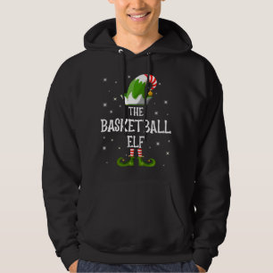 The Basketball Elf Family Matching Christmas Hoodie