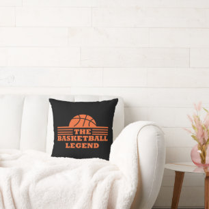 The basketball legend orange ball cushion