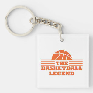 The basketball legend orange ball key ring