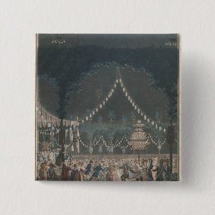 The Bastille Ball 15 Cm Square Badge