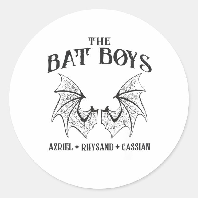 The Bat Boys Acotar Design Sticker  (Front)