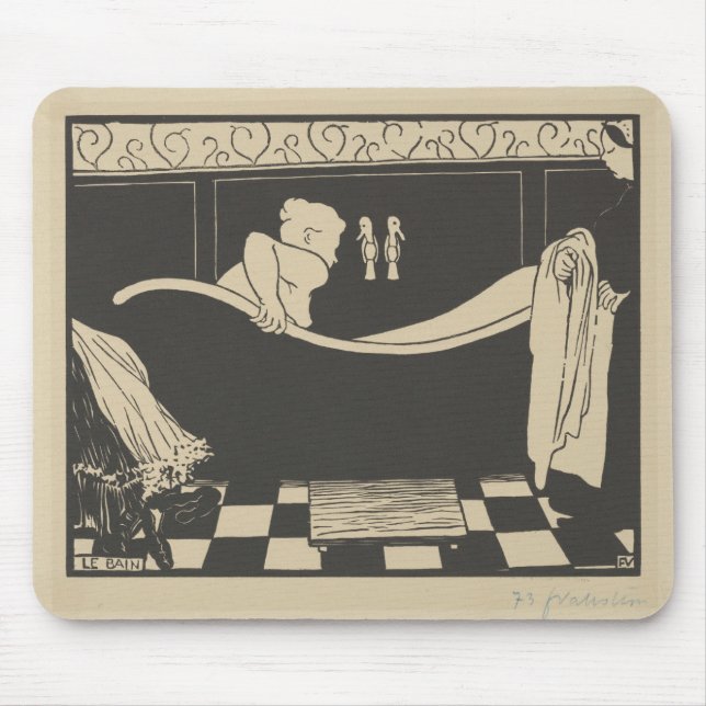 The Bath Le Bain Mouse Pad (Front)