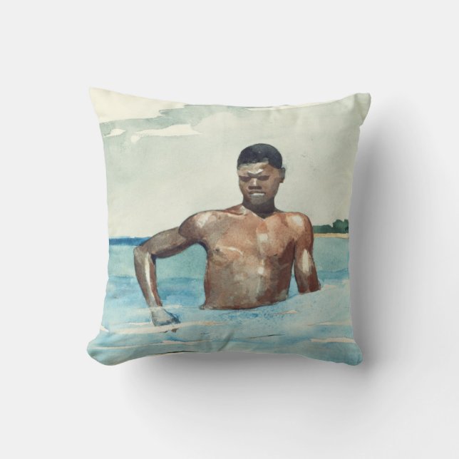 The Bather, 1899 Cushion (Front)