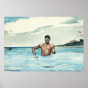 The Bather, 1899 Poster