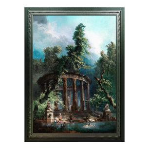 The Bathing Pool by Hubert Robert 2nd Edition Photo Print