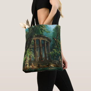 The Bathing Pool by Hubert Robert Tote Bag