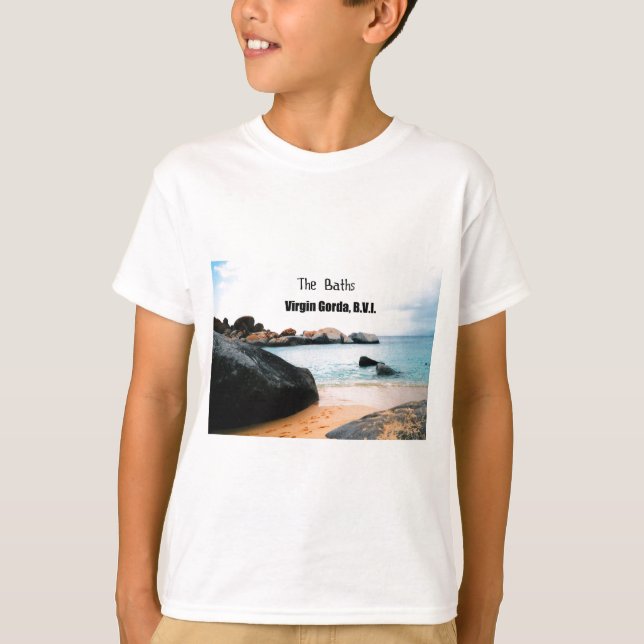 The Baths, Virgin Gorda B.V.I. T-Shirt (Front)