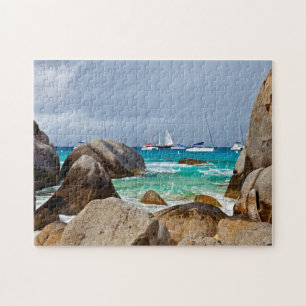 The Baths, Virgin Gorda, British Virgin Islands Jigsaw Puzzle
