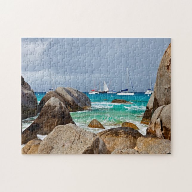 The Baths, Virgin Gorda, British Virgin Islands Jigsaw Puzzle (Horizontal)