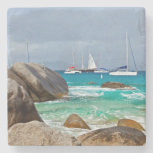 The Baths, Virgin Gorda, British Virgin Islands Stone Coaster