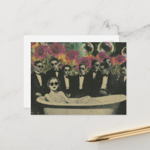 The Bathtub Viewers Postcard