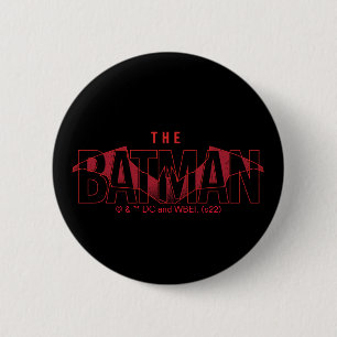 The Batman Bat Overlaid Logo 6 Cm Round Badge