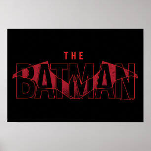 The Batman Bat Overlaid Logo Poster