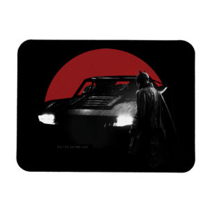 The Batman & Batmobile Graphic Magnet