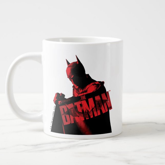 The Batman Cape & Logo Large Coffee Mug (Left)