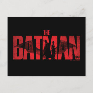 The Batman & Catwoman Logo Postcard