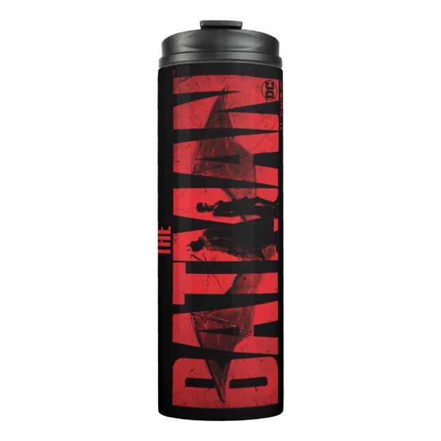 The Batman & Catwoman Logo Thermal Tumbler (Front)