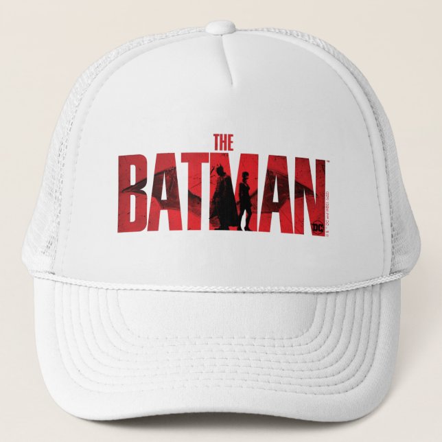 The Batman & Catwoman Logo Trucker Hat (Front)