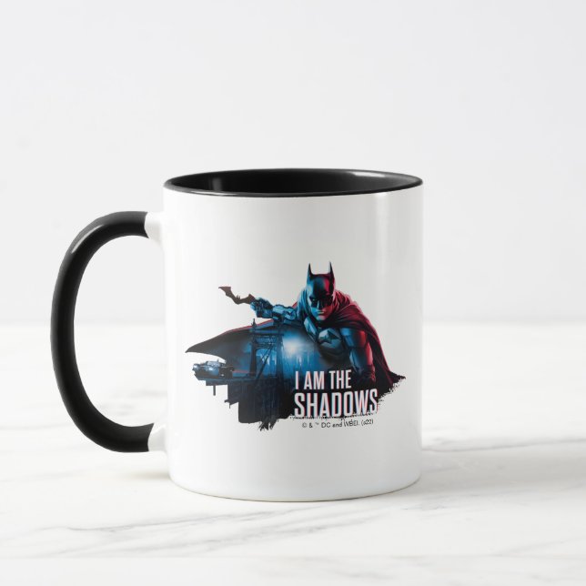 The Batman Character Graphic - I Am The Shadows Mug (Left)