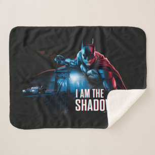 The Batman Character Graphic - I Am The Shadows Sherpa Blanket