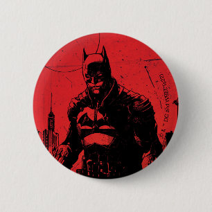 The Batman Comic Book Illustration 6 Cm Round Badge