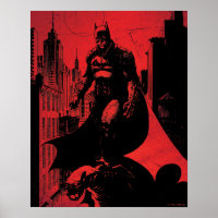 The Batman Comic Book Illustration