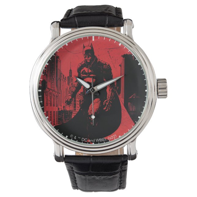 The Batman Comic Book Illustration Watch (Front)