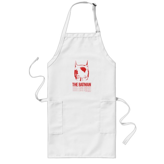 The Batman Cowl Logo Long Apron (Front)
