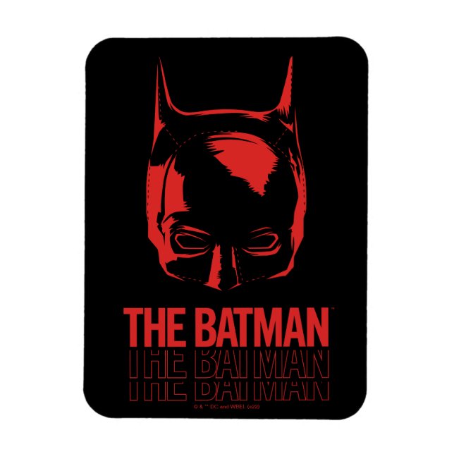 The Batman Cowl Logo Magnet (Vertical)
