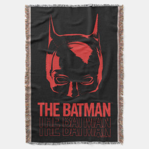 The Batman Cowl Logo Throw Blanket