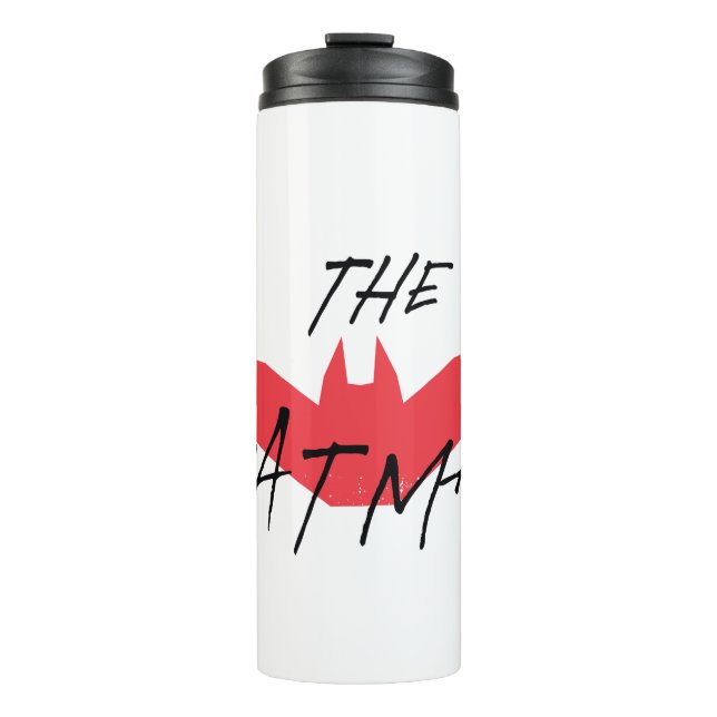 The Batman Handwritten Bat Logo Thermal Tumbler (Front)