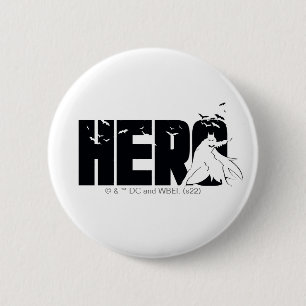 The Batman "Hero" Graphic 6 Cm Round Badge