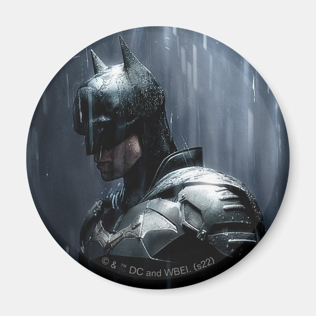 The Batman in the Rain Magnet (Front)