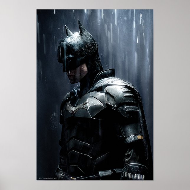 The Batman in the Rain Poster (Front)