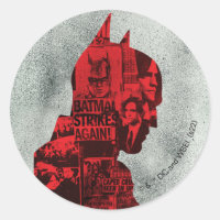 The Batman Newspaper Silhouette
