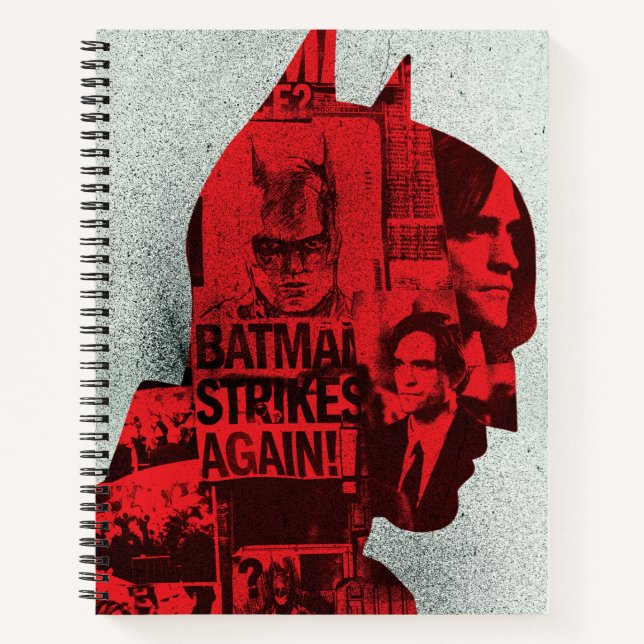 The Batman Newspaper Silhouette Notebook (Front)