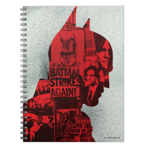 The Batman Newspaper Silhouette Notebook