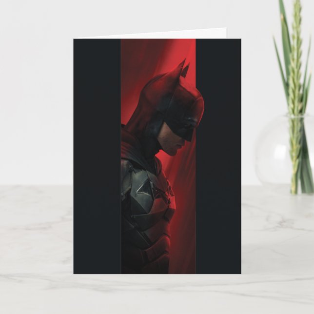 The Batman Red Bar Profile Card (Front)