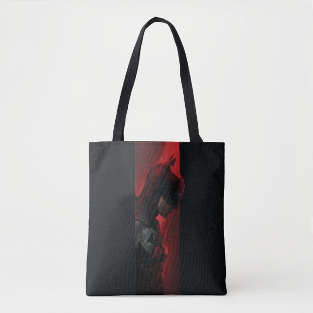 The Batman Red Bar Profile Tote Bag (Front)