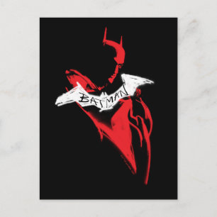 The Batman Spraypaint Outline Postcard