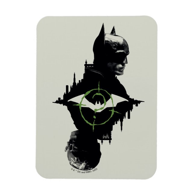 The Batman & The Riddler Dual Character Graphic Magnet (Vertical)
