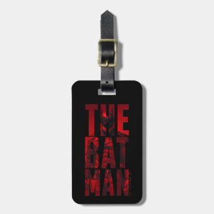 The Batman Typography Cutout Luggage Tag