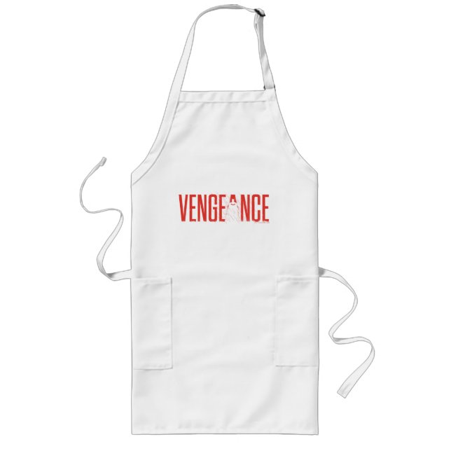 The Batman Vengeance Silhouette Long Apron (Front)