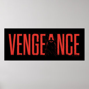 The Batman Vengeance Silhouette Poster