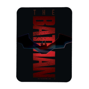 The Batman Vertical Logo Magnet