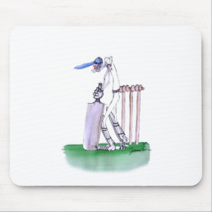 THE BATSMAN cricket, tony fernandes Mouse Pad