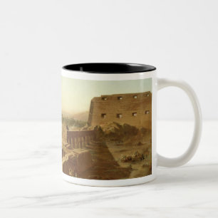 The Battle at the Temple of Karnak Two-Tone Coffee Mug