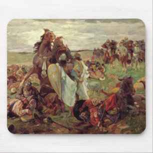 The Battle between Russians and Tatars, 1916 Mouse Pad