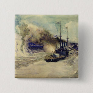 The battle between the Black Sea Fleet and 15 Cm Square Badge